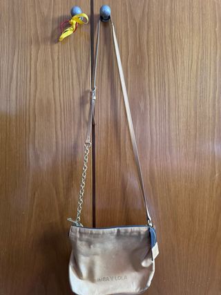 Bolso Bimba y Lola Beige y Dorado