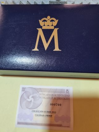 Cofre Monedas Colección Euros 2013 PROOF