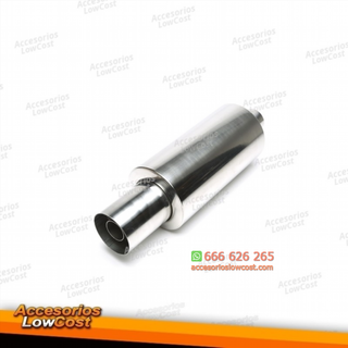 Silenciador trasero deportivo de acero inoxidable