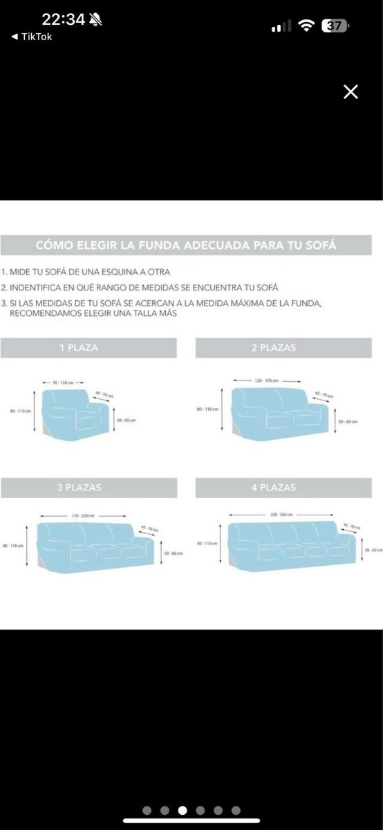 2 Fundas para sofá: 3 y 4 Plazas NUEVAS!