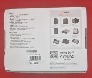 MAIWO Estación Acoplamiento HDD 4 Bahías SATA