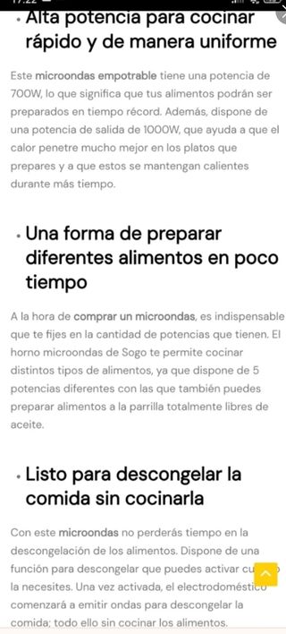 Microondas Sogo Blanco