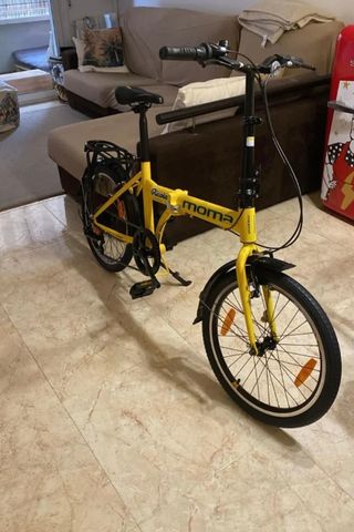Bicicleta Plegable Moma Ricola Amarilla