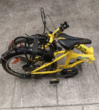 Bicicleta Plegable Moma Ricola Amarilla