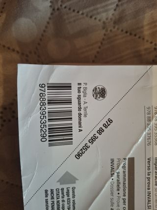 2 libri di antologia il tuo sguardo domani