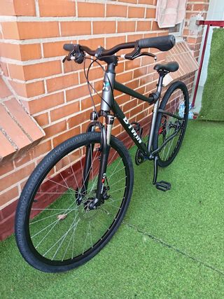 Bicicleta B'TWIN Gris Oscuro