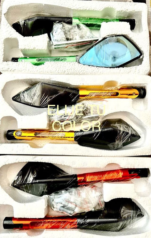 Espejos Retrovisores Moto 8mm/10mm UNIVERSALES