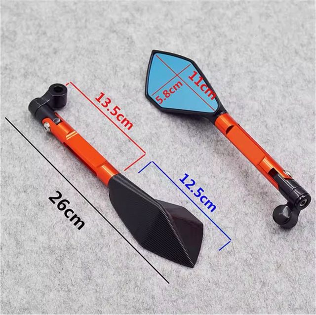 Espejos Retrovisores Moto 8mm/10mm UNIVERSALES