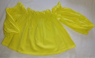 Top palabra de honor amarillo de Zara