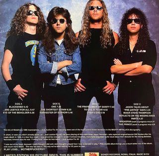 Metallica 2xLP And Justice for all Jason solo 325u