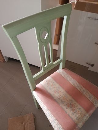 Scrivania per ragazzi verde frassinato con sedia