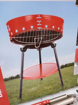 Barbecue a carbonella ALGÓN Ø50cm + accessori