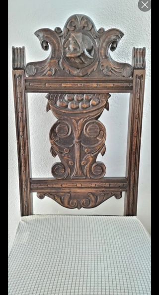 Conjunto Mesa y Sillas Siglo XIX
