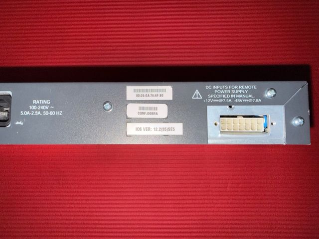 Cisco Catalyst 3560-24PS – Switch 24 Puertos PoE