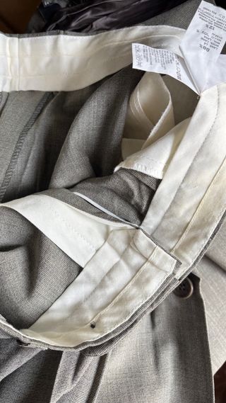 Traje Zara Gris Chaqueta y Chaleco 