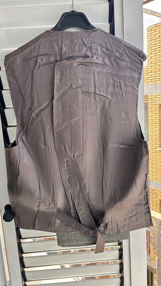 Traje Zara Gris Chaqueta y Chaleco 