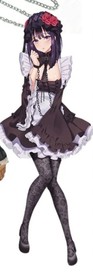 Disfraz Cosplay Japonés Negro y blanco 