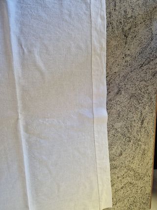 Salvietta vintage ricamata in lino