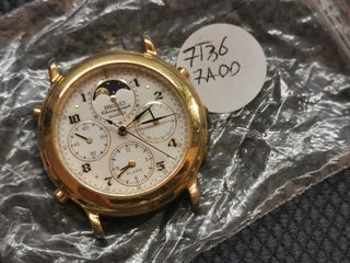 Seiko 7T36 7A00 Cronografo Alarm Oro Bianco