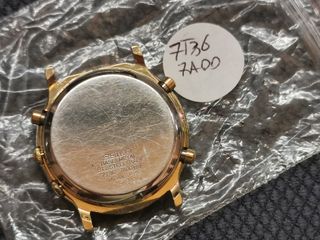 Seiko 7T36 7A00 Cronografo Alarm Oro Bianco