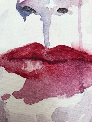 Quadro Annie Lennox acrilico su tela 40x60