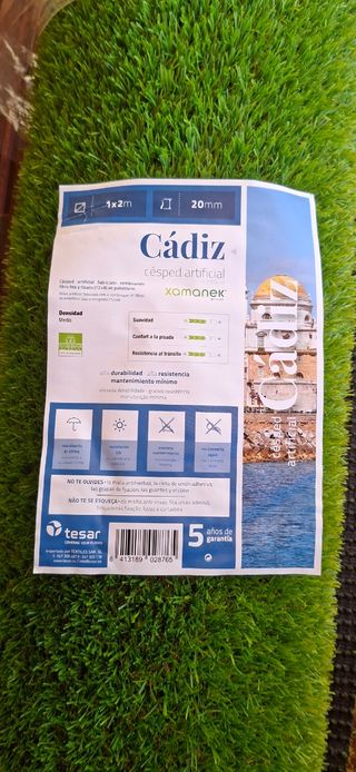 Césped artificial - 1m x 1'5m