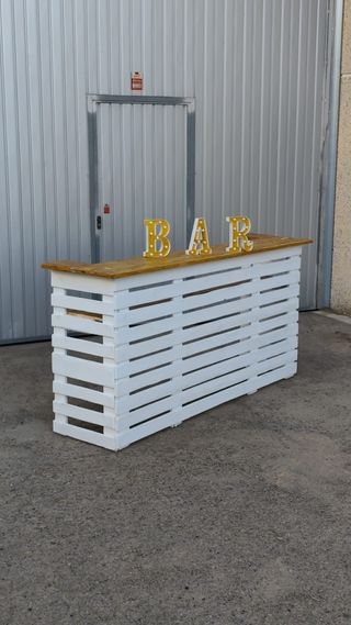 Barra de bar / Mostrador de palets