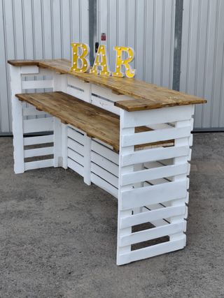Barra de bar / Mostrador de palets