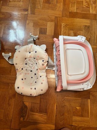 Bañera bebé plegable con termómetro