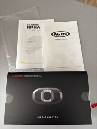 Casco HJC RPHA 91 Fluor Talla M y/o INTERCOM Sena