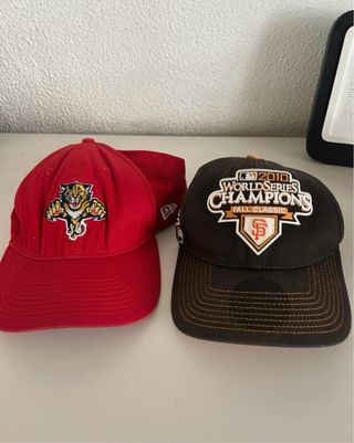 Gorras New Era Rojas y Negras