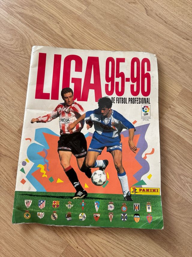 Álbum Cromos Liga 95-96 Panini
