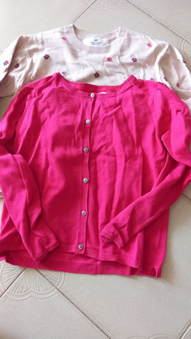 Camiseta H&M niña flores cada una 1e