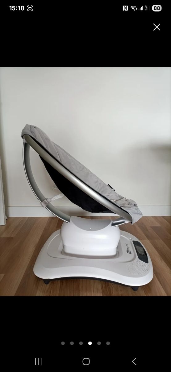 Hamaca eléctrica 4moms.  Le falta el móvil de bola