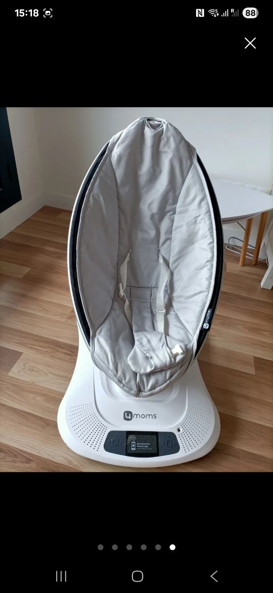 Hamaca eléctrica 4moms.  Le falta el móvil de bola