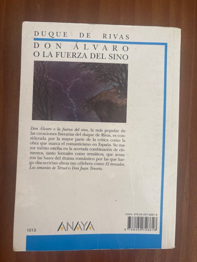 Don Álvaro o la fuerza del sino (Biblioteca Did...