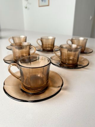 Conjunto café Duralex 6 tazas