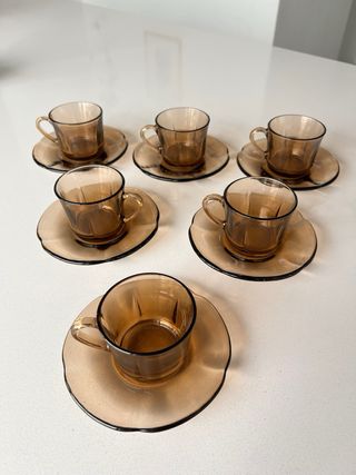 Conjunto café Duralex 6 tazas