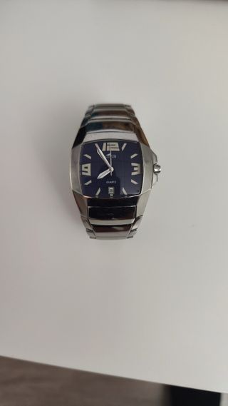 Reloj Lotus Hombre Azul y Plateado
