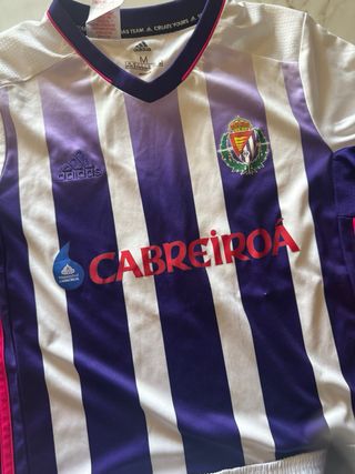 Traje de fútbol Real Valladolid niño Adidas