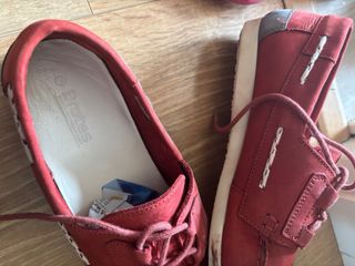 Mocasines niño rojos