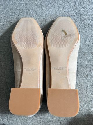 Zapatos de tacón Zara Basic Collection beige