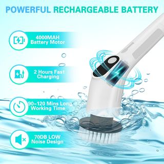 Limpiador Eléctrico Giratorio Inalámbrico