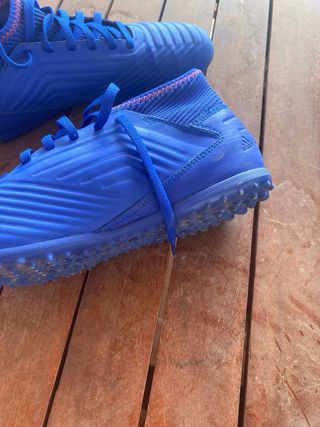 Botas de fútbol Adidas Predator azules