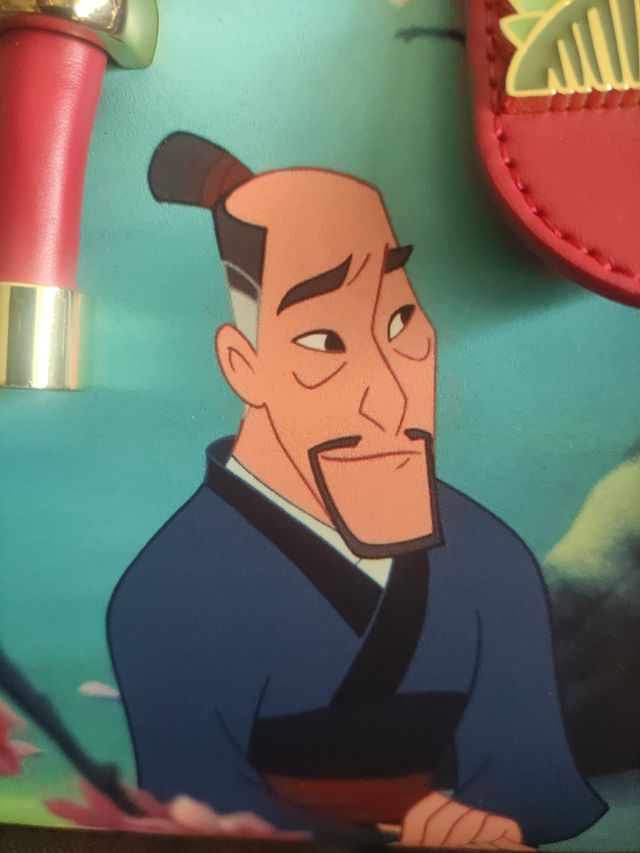 Bolso Mulan Disney Rosa y Multicolor