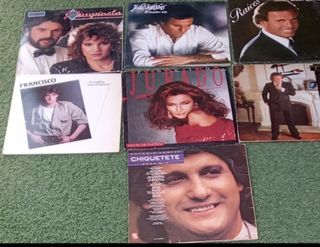 Tocadiscos Vintage Moncho con Vinilos