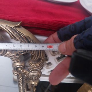 Antiguo espejo bronce dorado