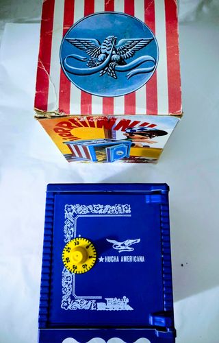 Juguete Vintage Caja Fuerte Americana