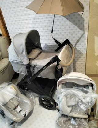 Carrito Bebé Jane Muum 3 Piezas + Accesorios