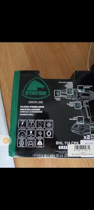Taladro Atornillador Stayer BHL 114 CPK